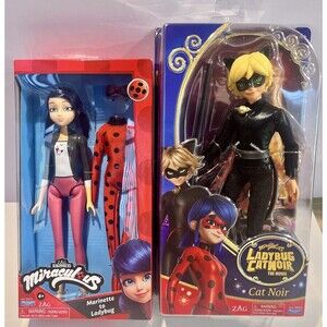 Miraculous Ladybug & Marienette Doll Set-NEW!!
